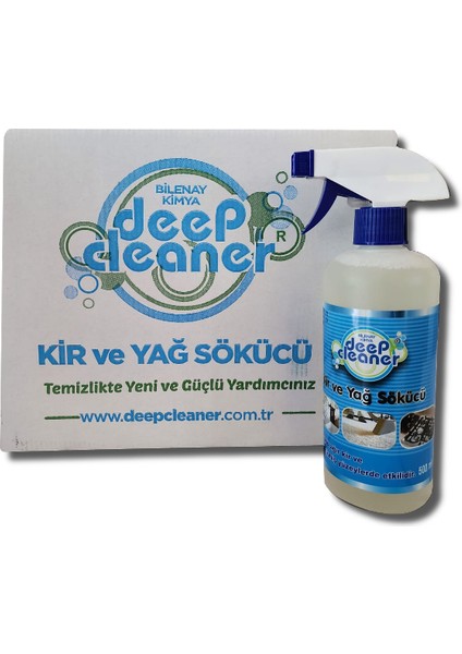 Deep Cleaner Kir ve Yağ Sökücü Bahar 500 ml Koli: 12 Adet