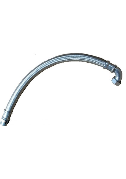 Irka Dirsekli Fleks Hortum Pas. Çelik 1¼'' - 150 cm