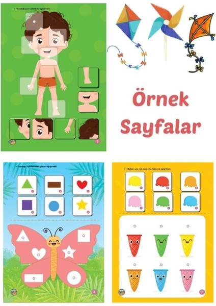 16-24 Ay Cırt Cırtlı Etkinlikler - Akordiyon Kitap Dev Boy I ve Iı Kat Kat Cırt Cırtlı Etkinlikler