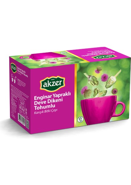 Enginar Yapraklı Deve Dikeni Tohumlu Çay (50 Gr)