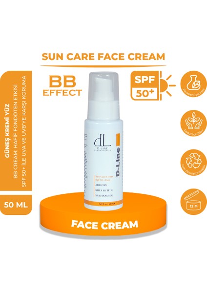 Sun Care Cream Spf 50 + Face