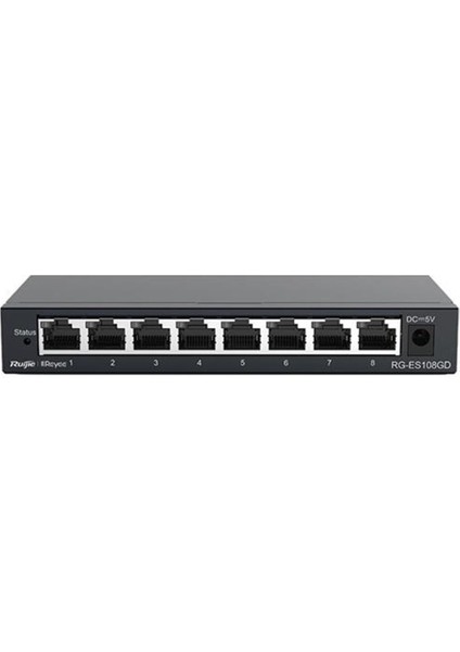 Reyee RG-ES108GD 8 Portlu, 10/100/1000 Gigabit