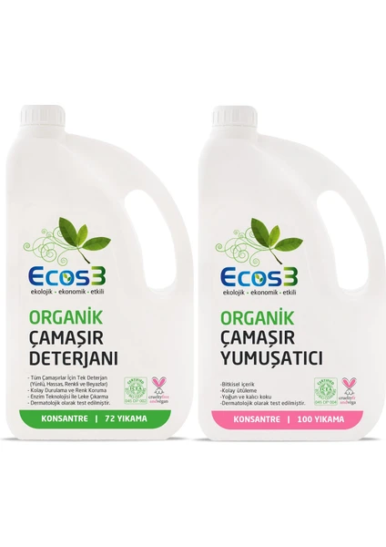 Organik Çamaşır Yıkama Seti (2 X 2,5 Lt)