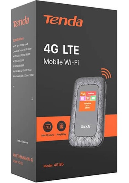 TENDA 4G185 4G-LTE 150Mbps MODEM/ROUTER(SIM TAKILABILIR)