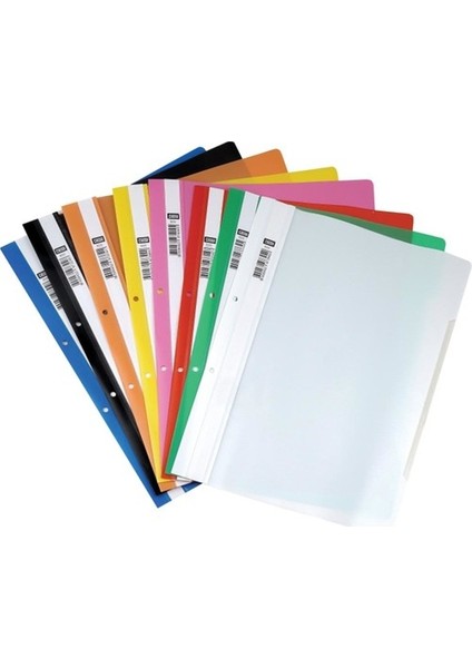 A4 Telli Dosya Karışık Renk 25 Adet