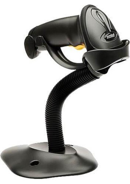 LS2208 (LS2208-SR20007R-UR ) 1D KABLOLU USB SİYAH BARKOD OKUYUCU + STAND