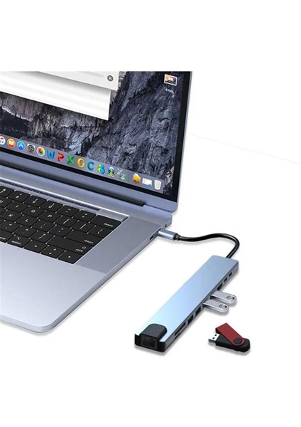 SENSEI TYPE-C 10IN1 HDMI COK FONKSIYONLU USB 3.0 DOCK STATION modelleri