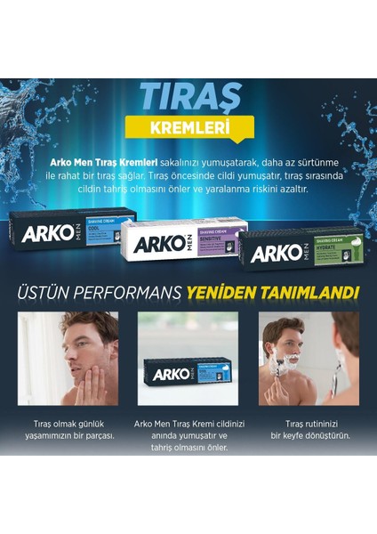 Arko Men Tıraş Kremi Cool 90ML