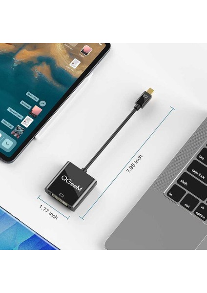 Hızlı, Net Görüntü Aktarımı Için 4K 30Hz Kalitesinde DVI 'dan Mini Displayport 'a Dönüştürücü Kablo
