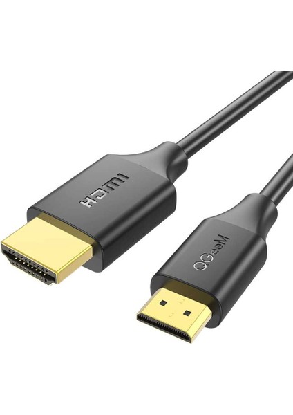 Micro HDMI ve Micro USB Ses ve Video Görüntü Aktarım Kablosu (Altın Kaplama Uclu 1.83METRE 4k-30 Hz)