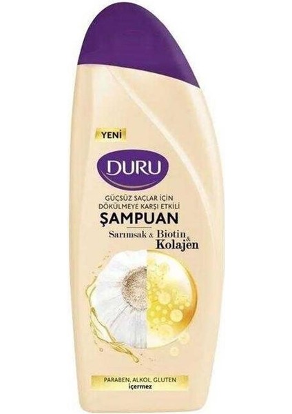 Şampuan Biotin & Sarımsak & Kolajen 500 ml