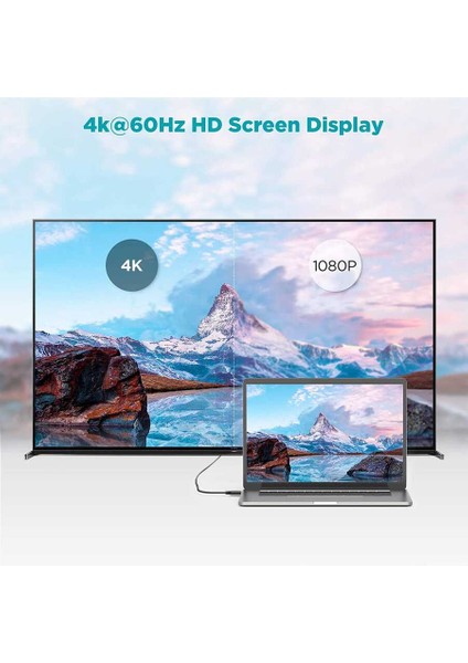 Hd Tv'ler, Bilgisayarlar, Monitörlerle Uyumlu (1.80 Metre-4k Hd Görüntü) Displayport Aktarım Kablosu indirimleri