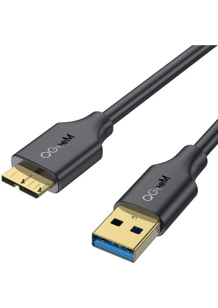 Bir Ucu USB Diğer Ucu Micro USB Kablosu Yüksek Hızlı Şarj ve Veri Aktarım Dönüştürücü Çevirici Kablo