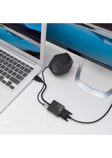 Bilgisayar ve Tv Projektörler Için HDMI ve VGA Uçlu 3.5mm Jack Girişli Dönüştürücü Aktarıcı Kablo fırsatları