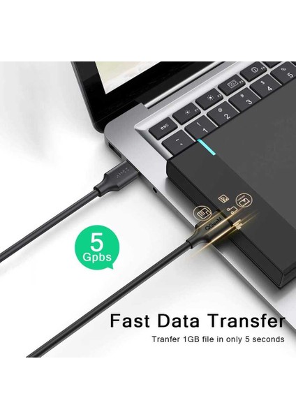 Laptop, Araba, Bilgisayar Için Uyumlu Iki Ucu USB Kablo Şarj Data Veri Aktarımı Kablosu (1.83METRE) modelleri