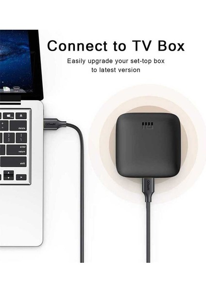 Laptop, Araba, Bilgisayar Için Uyumlu Iki Ucu USB Kablo Şarj Data Veri Aktarımı Kablosu (1.83METRE) indirimleri