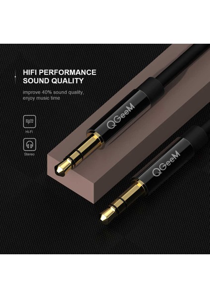 Ses Sistemleri ve Araba Araç Içi Aux Audio Kablo Yüksek Kaliteli 1 Metre Iki Ucu 3.5 mm Jack Girişi indirimleri