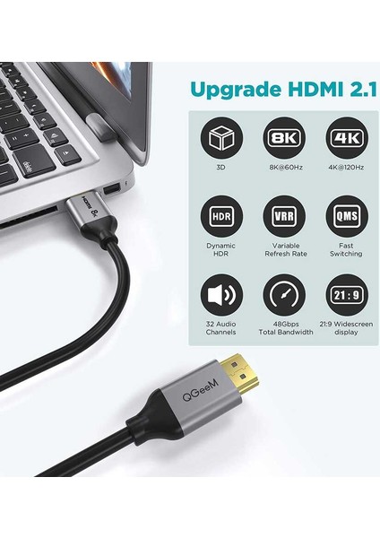 Bilgisayar, Ps4, Akıllı Tv, Projektör, Monitör Için Görüntü ve Ses Aktarıcı HDMI Kablo (1.83 Metre)