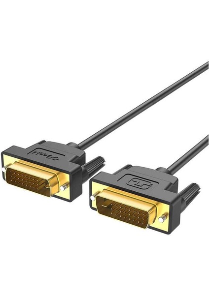Profesyonel ve Gelişmiş Görüntü Aktarımı Için Uygun 1 Metre DVI Kablo Tüm DVI Portları ile Uyumlu