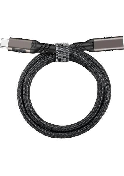 Hızlı Data ve Şarj Kablosu Thunderbolt USB 3.2 Type-C Pd Uzatma Kablosu (20GBPS 4K@60Hz 0,2 Metre)