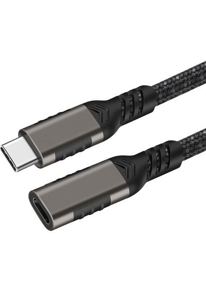 Hızlı Data ve Şarj Kablosu Thunderbolt USB 3.2 Type-C Pd Uzatma Kablosu (20GBPS 4K@60Hz 0,2 Metre)