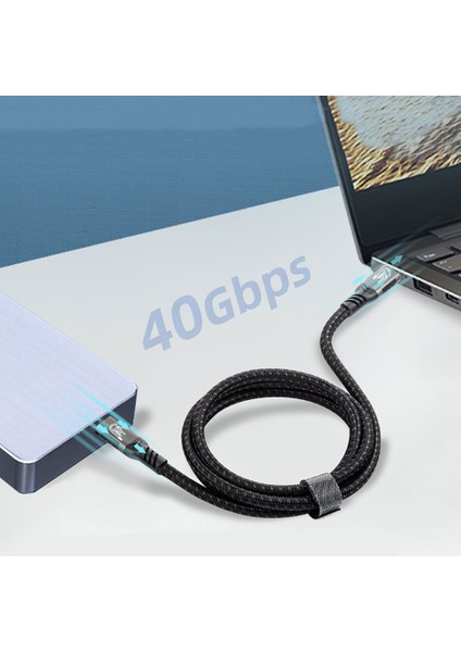 Type-C Bağlantılı Cihazlarınız Için Iki Ucu Type-C 100W 20GBPS (0.5 Metre) Data Veri ve Şarj Kablosu