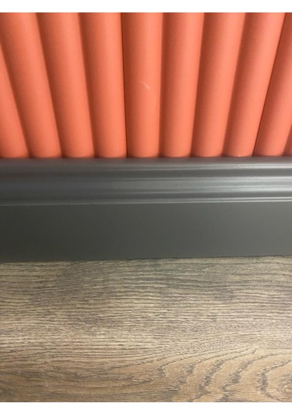 10 cm Yalı Serisi Antrasit Pvc Süpürgelik