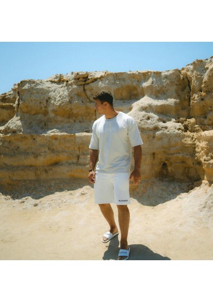 T-Shirt Gri Melanj Oversize