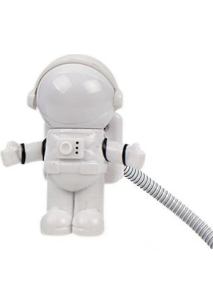 LED USB Gece Lambası Astronot Şekli Taşınabilir Aydınlatma Bilgisayar Pc Laptop Için Ayarlanabilir Katlanabilir Yenilik Spaceman Lamba (Yurt Dışından)