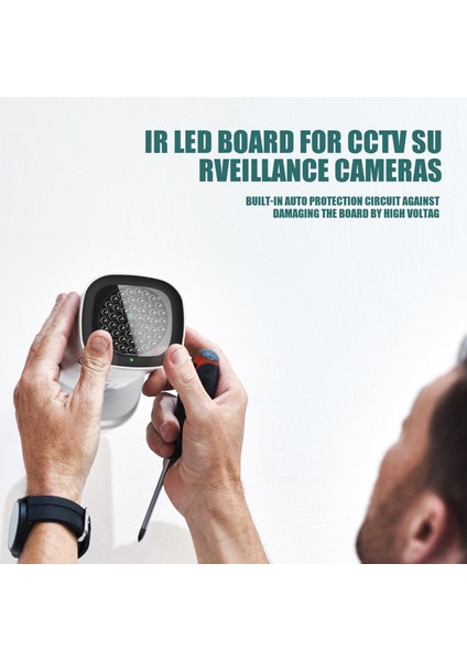 Ir Kızılötesi LED Kurulu 940NM 48 Adet Ir Geceleri Görünmez Ir Aydınlatıcı Cctv Aksesuarları Için Pozlama Işık Kurulu (Yurt Dışından) indirimleri