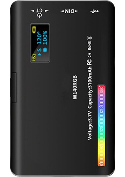 Rgb Taşınabilir Cep El LED Aydınlatma Slr Kamera Vlog Fotoğraf Işığı (Yurt Dışından) fırsatları