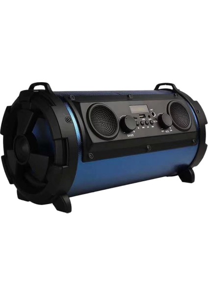 Çok Fonksiyonlu Bluetooth Dış Mekan Taşınabilir Hoparlör 30W Yüksek Güçlü Subwoofer Dış Mekan Partileri Için Uygun Mavi (Yurt Dışından)
