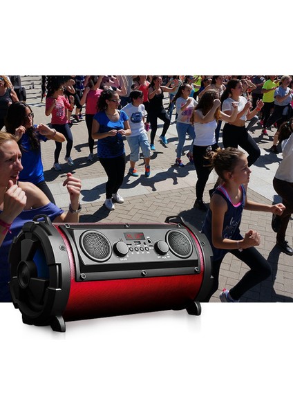 Çok Fonksiyonlu Bluetooth Dış Mekan Taşınabilir Hoparlör 30W Yüksek Güçlü Subwoofer Dış Mekan Partileri Için Uygun Mavi (Yurt Dışından)