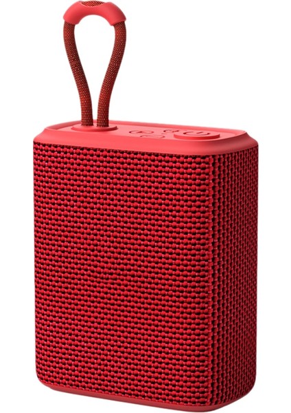 Ipx6 Su Geçirmez Duş Bluetooth Hoparlör Plaj Açık Kırmızı Için Hd Ses ile Taşınabilir Kablosuz Açık Hoparlör (Yurt Dışından)