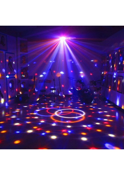 Bluetooth + Hoparlör Parti Işığı Disko Işığı Rgb Topu Projektör Strobe Etkisi Mini LED Işık Dekorasyon Için Ab Tak (Yurt Dışından)