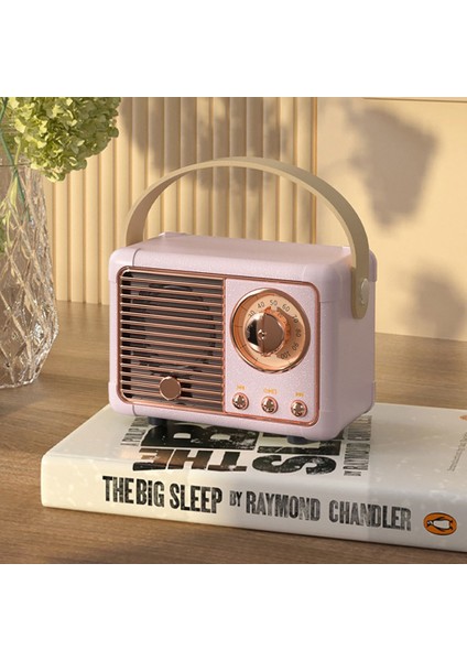 HM11 Akıllı Bluetooth Hoparlör Taşınabilir Akıllı Radyo USB Subwoofer Retro Bluetooth Hoparlör Siyah (Yurt Dışından)