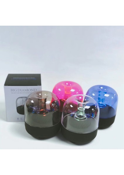 Taşınabilir Hoparlörler Bluetooth 4.2 Sütun Kablosuz Bluetooth Hoparlör Değişken Renkli LED Işık ile Güçlü Yüksek Bas Radyo (Yurt Dışından)