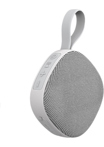 Taşınabilir Bluetooth Hoparlör Ipx6 Stereo ve Bas ile Su Geçirmez Duş Hoparlörü Açık Seyahat Hoparlör Beyaz (Yurt Dışından)