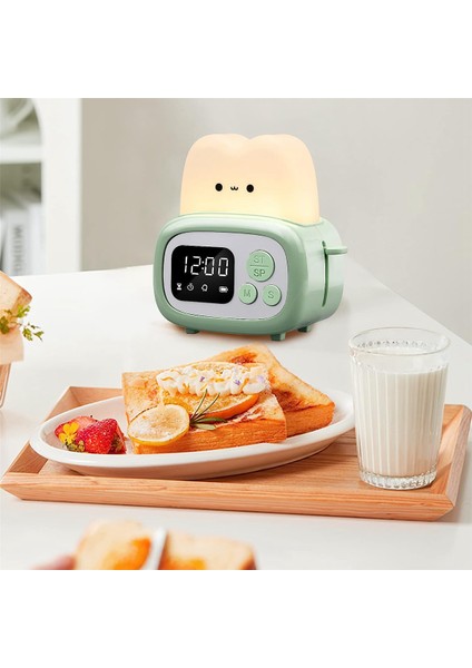 Zamanlayıcı Saat Tost Makinesi Lambası, Zaman Yönetimi Aracı ve Masa Saati Alarmı ile Sevimli Gece Lambası Çocuklar Için Dijital Zamanlayıcı Yeşil (Yurt Dışından) indirimleri
