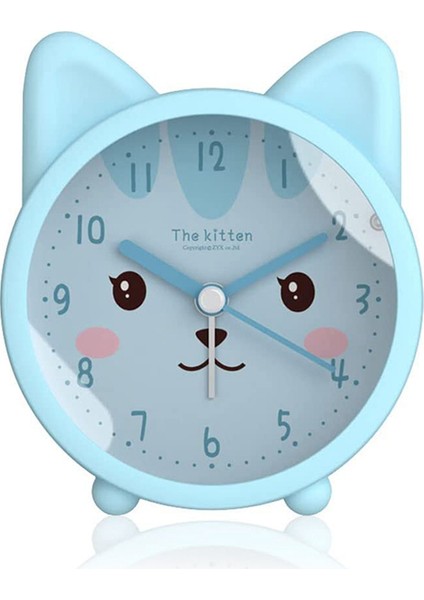 Çocuklar Için Sevimli Hayvan Çalar Saat, Geçmeyen / Çalar Saat, Arkadan Aydınlatmalı Sessiz Masa Çalar Saati (Yurt Dışından)