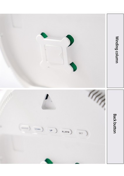 9 Inç LED Dijital Duvar Saati Uzaktan Kumanda Işık Sensörü Modu Kapanma Bellek Masa Saati Duvara Monte Çift Alarm Beyaz (Yurt Dışından) modelleri