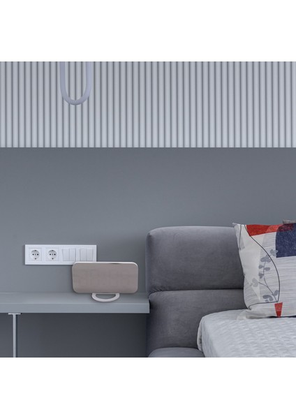 Dijital Çalar Saat, Çift USB Şarj Bağlantı Noktalı 6 Inç LED Ekran Otomatik Dimmer Modu Kolay Erteleme Fonksiyonu, Modern Ayna Masa Duvar Saati Yatak Odası Ev Ofisi Herkes Için (Yurt Dışından) fırsatları