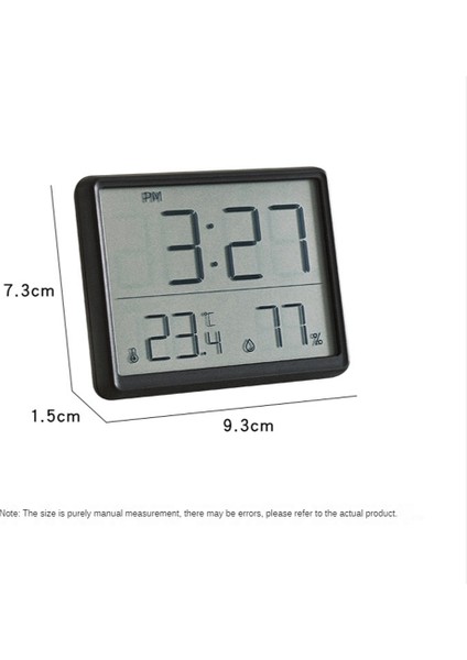 Ev Ofis Bebek Odası Beyaz Için Saat Nem Monitörü Zamanlayıcı Alarmı ile Dijital Higrometre Termometre (Yurt Dışından) fırsatları