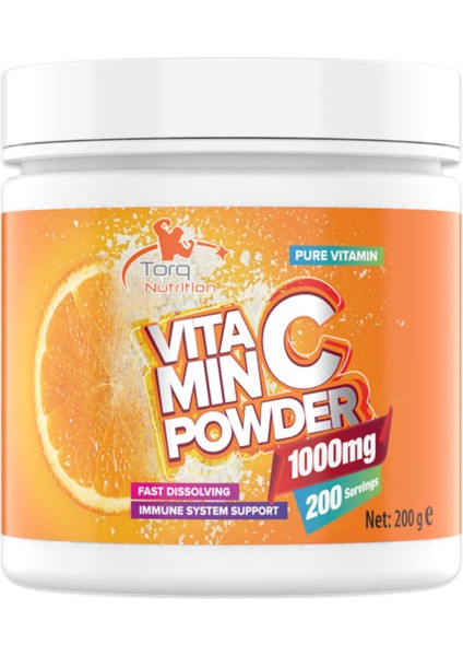 - 1000 mg Vitamin C Powder 200 gr