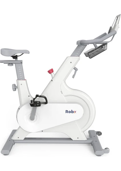 E1 Smart Spin Bike Kondisyon Bisikleti 100 Kademe Manyetik Sürüş Kontrol Sistemi