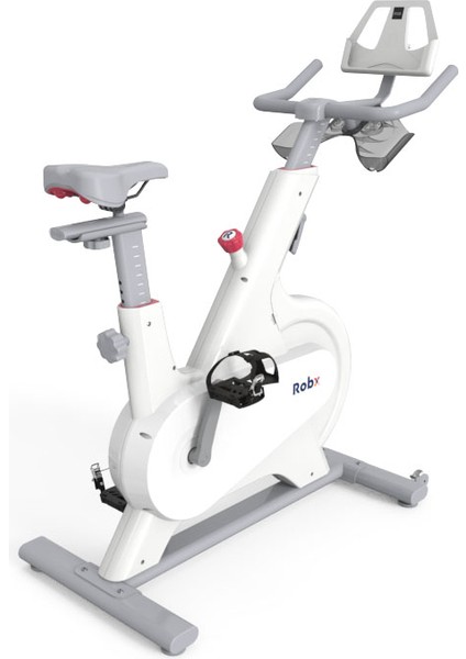 E1 Smart Spin Bike Kondisyon Bisikleti 100 Kademe Manyetik Sürüş Kontrol Sistemi