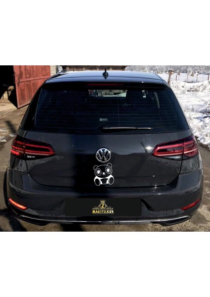 Şirin Panda Araç Sticker 20X18CM fiyatları