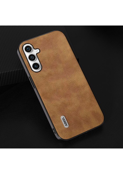 Samsung Galaxy A24 4g Retro Telefon Kılıfı Pu Deri Kaplamalı Tpu+Pc Litchi Doku Telefon Kapağı (Yurt Dışından)