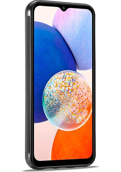 Samsung Galaxy A14 4g / 5g Karbon Fiber Doku Kılıfı, Pu Deri Kaplamalı Tpu+Eva Absorpsiyon Telefon Kapağı (Yurt Dışından) modelleri