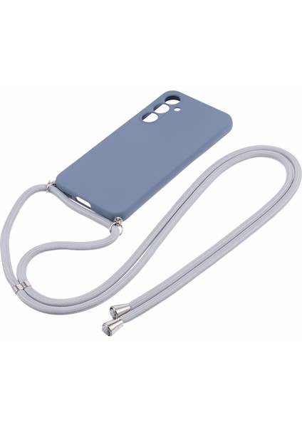 Samsung Galaxy S23 Fe Kılıfsı Fıber Asıl Tpu Long Lanyard ile Arka Kapak (Yurt Dışından)